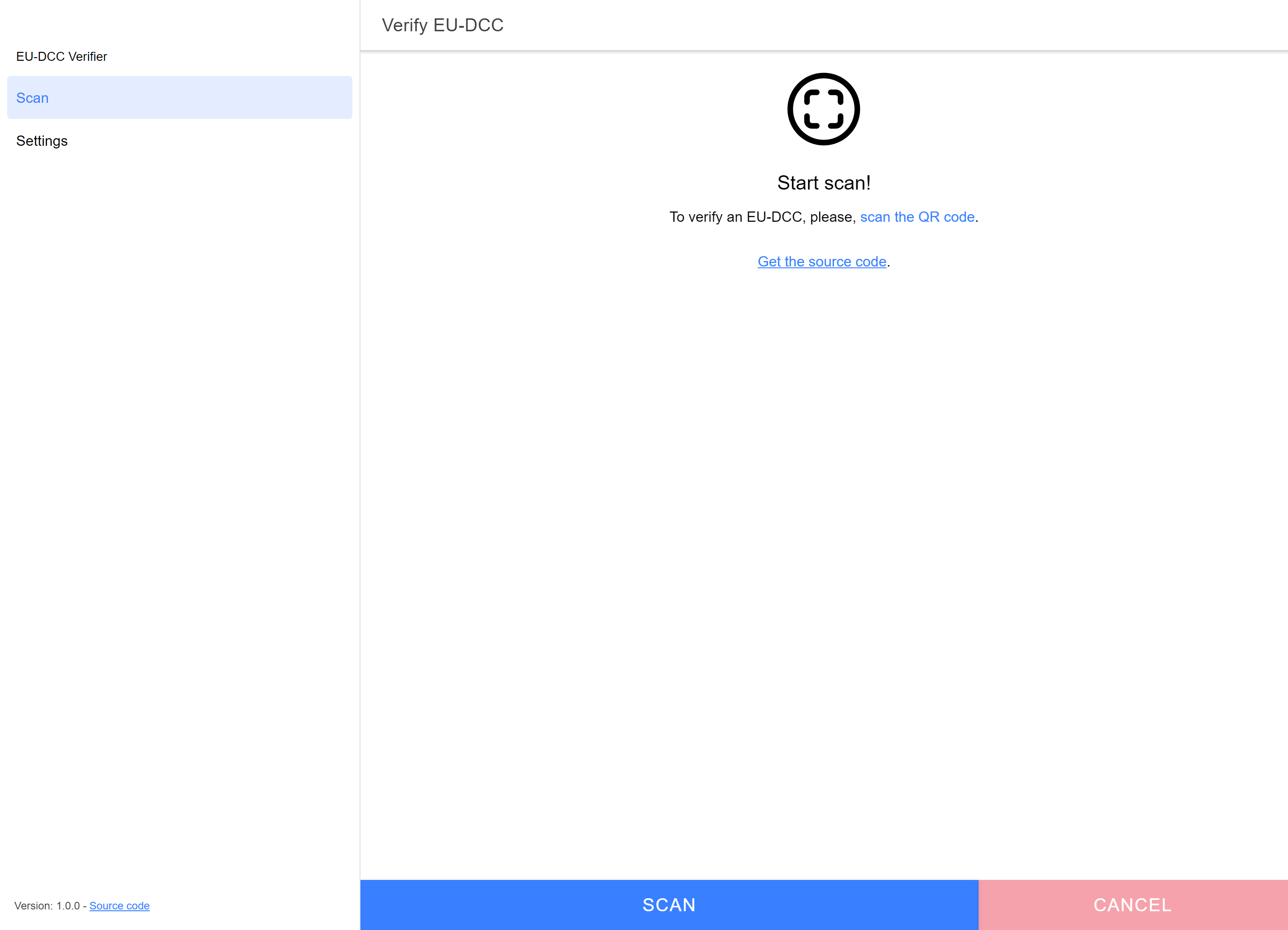EU-DCC Verifier